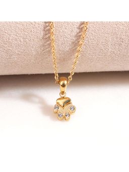 Palmonas - Petite Floral Crown Pendant Necklace