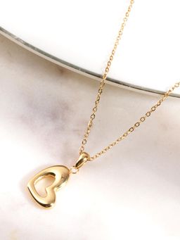 Palmonas - Minimalist Heart Drop Necklace