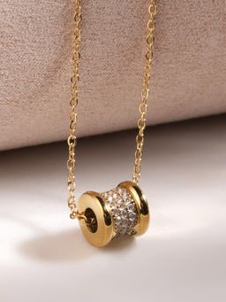 Palmonas - Crystal Barrel Charm Necklace