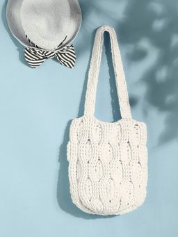 Magic Needles - White Detailing Market Bag