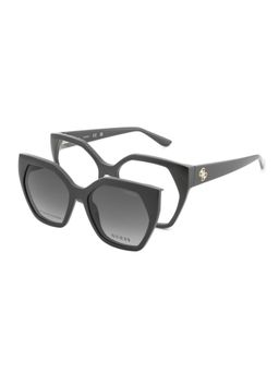Guess - 100% Uv Protected Clip On Frames In Grey and Grey Gradient Lens-Gu5022202056Fr (56)