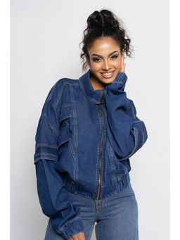 FREAKINS - Omber Tinted Bomber Jacket