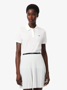 Lacoste - Regular Fit Supple Petit Pique White Polo T-Shirt