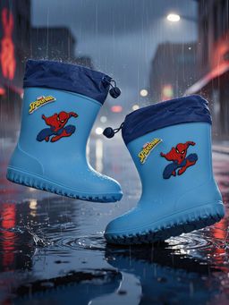 Yellow Bee - Blue Marvel Spider Man Rain Boots