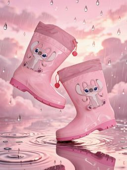 Yellow Bee - Pink Disney Frozen Elsa Waterproof Rain Boots