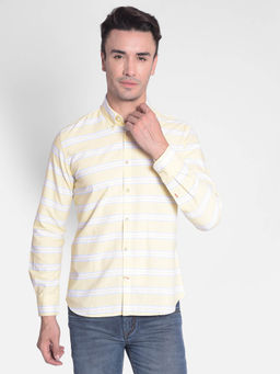 CRIMSOUNE CLUB - Men's Yellow Striped Shirt