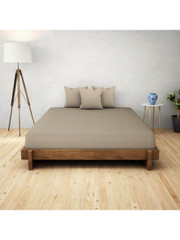 Welspun - Welprotect Polyester Solid Soft, Durable & Allergen Safe Beige Mattress Protector