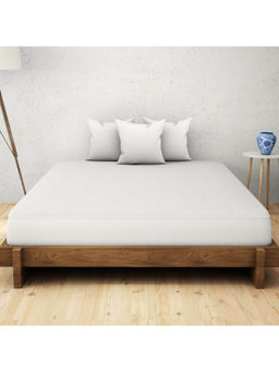 Welspun - Welprotect Solid King Mattress Protector Soft, Durable & Allergen Safe White