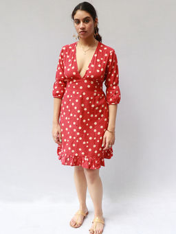 Chidiyaa - Lilou Cotton Dress - Polka