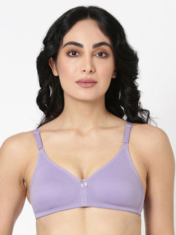 BLOSSOM - Lavender Non Padded T-Shirt Bra with Square Back