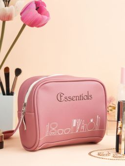 Doodle Collection - Premium Vegan Leather Women Cosmetic Pouch - Essentials