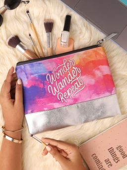 Doodle Collection - Multifunctional Women Printed Cosmetic Pouch - Colourful Wonder