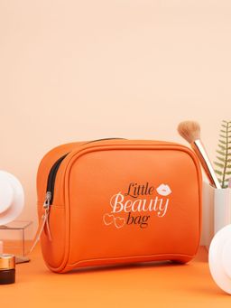 Doodle Collection - Premium Vegan Leather Women Cosmetic Pouch - Little Beauty Bag