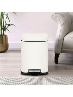 OBSESSIONS - Fingerprint Resistant Step Dustbin with Liner, 6 Liters