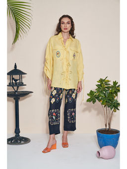 Pozruh By Aiman - Billie Draw String Shirt Yellow