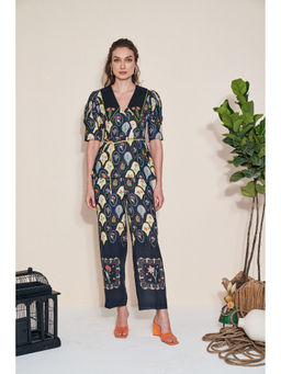 Pozruh By Aiman - Raven Top & Raven Pants with Belt Co-Ord (Set of 3)