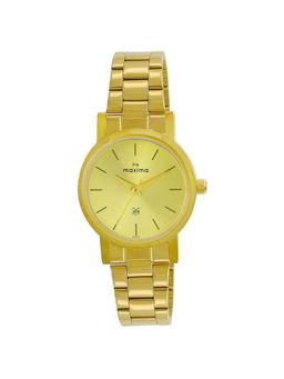PA Maxima - Attivo Analog Watch for Women in Gold Dial Color
