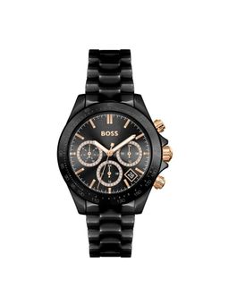 Boss - Novia Multifunction Black Round Crystal Dial Womens Watch - 1502633