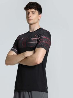 Puma - Active Crew Neck Men Black T-Shirt