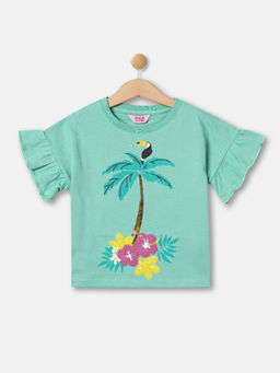 R&B - Sequin Regular Girls Top