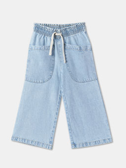 R&B - Solid Loose Girls Jeans