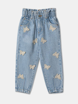 R&B - Embroidered Regular Girls Jeans