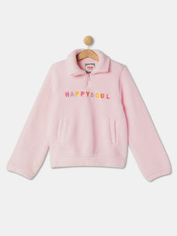 R&B - Embroidered Regular Girls Sweatshirt