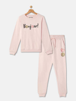 R&B - Graphic Regular Girls Hooded with Joggers