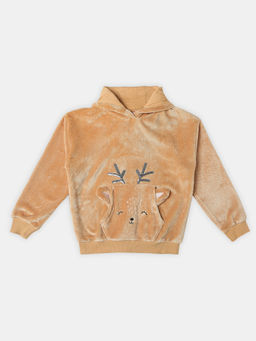 R&B - Embellished Regular Girls Hoodie