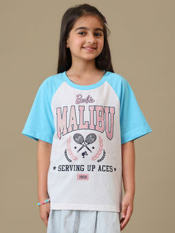 Kidsville - Official Barbie Malibu Printed T-Shirt