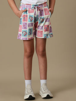 Kidsville - Unicorn Printed Regular Fit Shorts