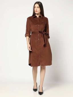 GAP - Women'S Comfortable Fit Shirt Dress With Belt