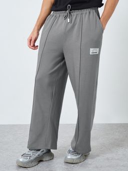 Styli - Grey Men's Heavy Fleece Pintuck Pant