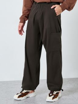 Styli - Brown Men's Oversized Cargo Pant