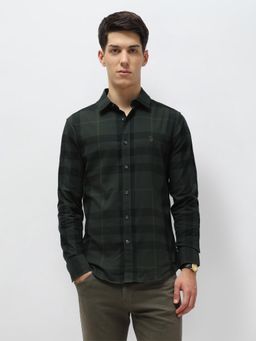 U.S. POLO ASSN. - Men's Tartan Checked Tailored Fit Shirt