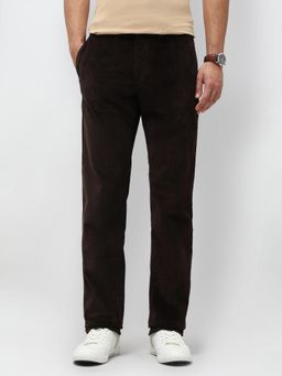 U.S. POLO ASSN. - Brown Men's Riley Straight Fit Corduroy Trousers