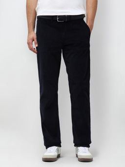 U.S. POLO ASSN. - Navy Blue Men's Riley Straight Fit Corduroy Trousers