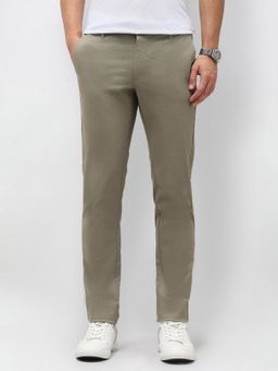 U.S. POLO ASSN. - Green Men's Denver Slim Fit Satin Trousers