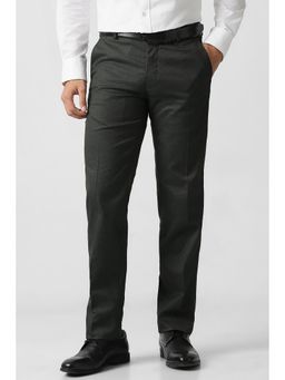 Van Heusen - Green Textured Trousers