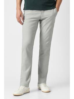 Van Heusen - Grey Textured Trousers