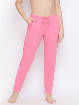 Kanvin - Womens Solid Pyjamas Pink