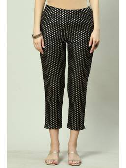 Biba - Black Dip Dyed Slim Pant