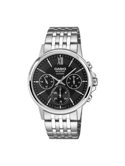 Casio - Men Enticer Black Dial Analog Watch - BMS-300D-1AVDF (M)