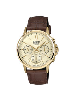 Casio - Men Enticer Gold Dial Analog Watch - BMS-300GL-5AVDF (M)