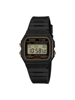 Casio - Unisex Metal Off White Dial Digital Watch - F-91WG-9QDF (M)