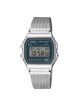 Casio - Unisex Vintage Green Dial Digital Watch - A158WEM-3DF (M)