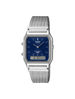 Casio - Unisex Vintage Blue Dial Analog & Digital Watch - AQ-230EM-2ADF (M)