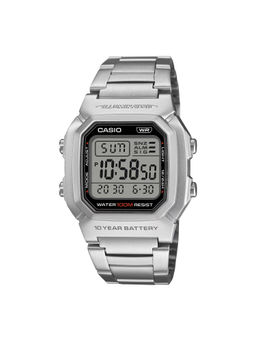 Casio - Unisex White Dial Digital Watch - W-800HD-1AVDF (M)
