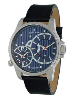 Daniel Klein - Blue Round Analog Watch For Men - DK11481 - 4