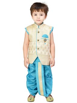 Jeetethnics - Boys Blue Kurta With Dhoti Pants (Set of 2)
